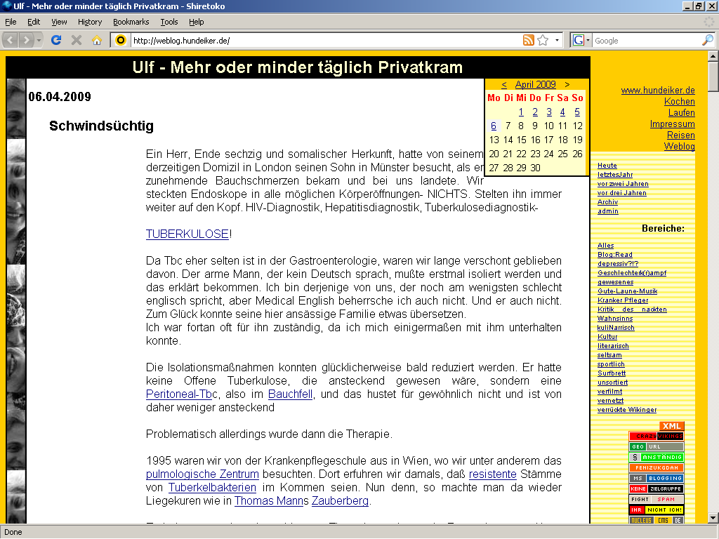 Browsertest-Screenshot: Shiretoko 3.1