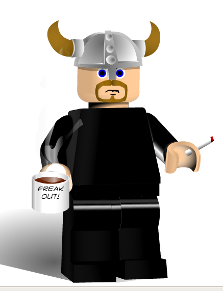 Ulf der Wikingerhäuptling als Legofigur