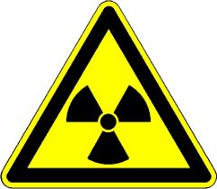 Gefahrensymbol Radioaktivitt.
