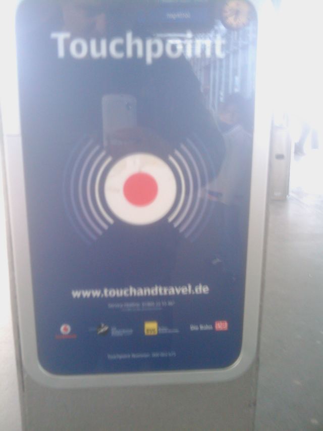 Doofer Touchpoint-Schalter von die Doitsche Bahn AG