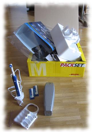 Viel Verpackung für wenig Inhalt.