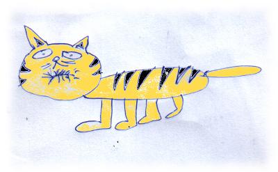 Zahnloser Tiger, von Leid und Ulf gezeichnet.