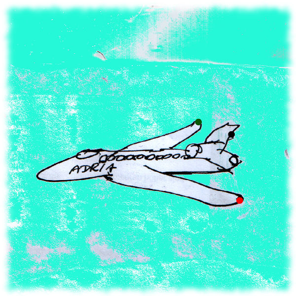 Flugzeug (Zeichnung).