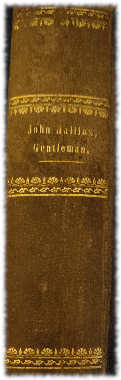 Buchrücken einer Ausgabe von John Halifax von 1861