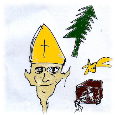 Papst zur Weihnacht.